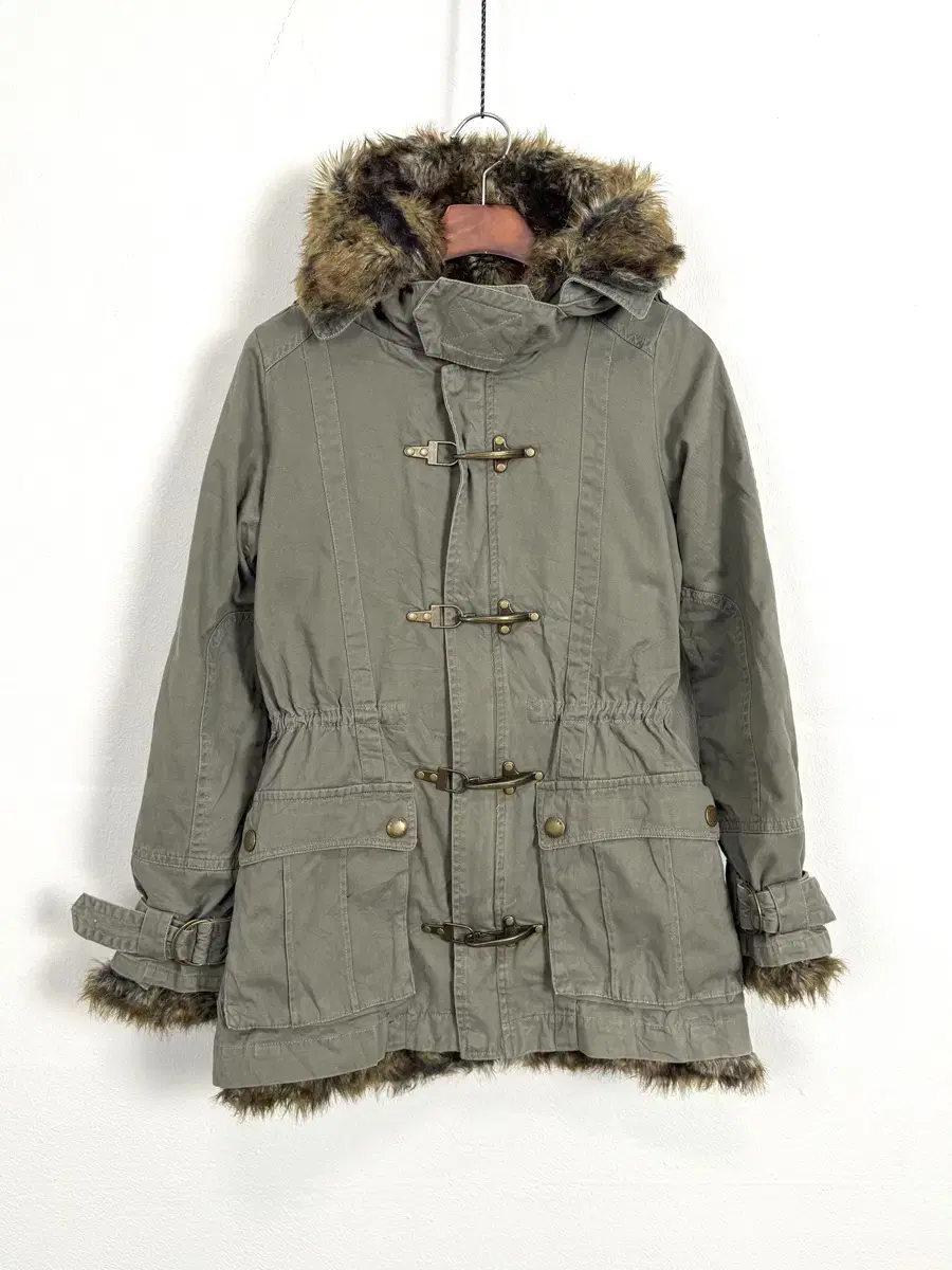 Egoist fur-trim toggle parka